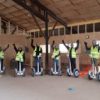 Heureux pour faire la balade BBGyropode